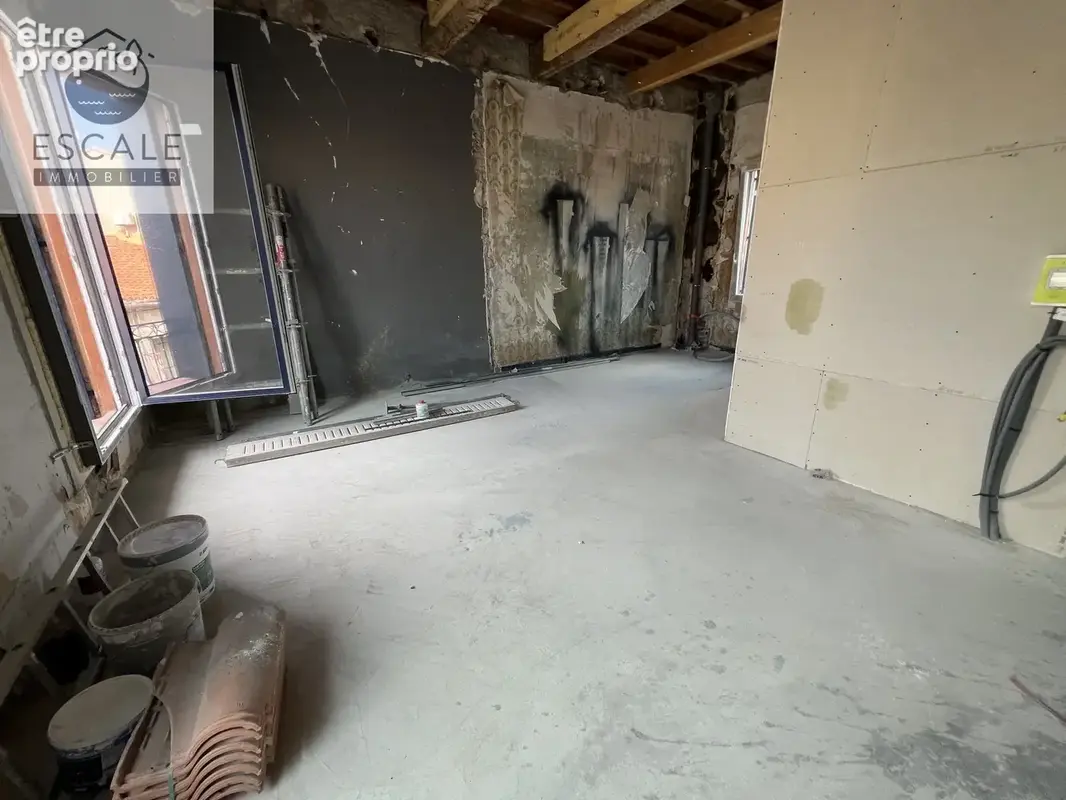 Vente grand t1 en plateau avec possibilite marche de travaux quartier ile sud a sete - photo 4