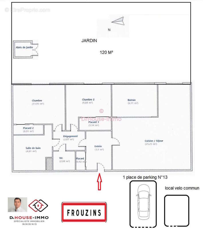 Appartement à FROUZINS