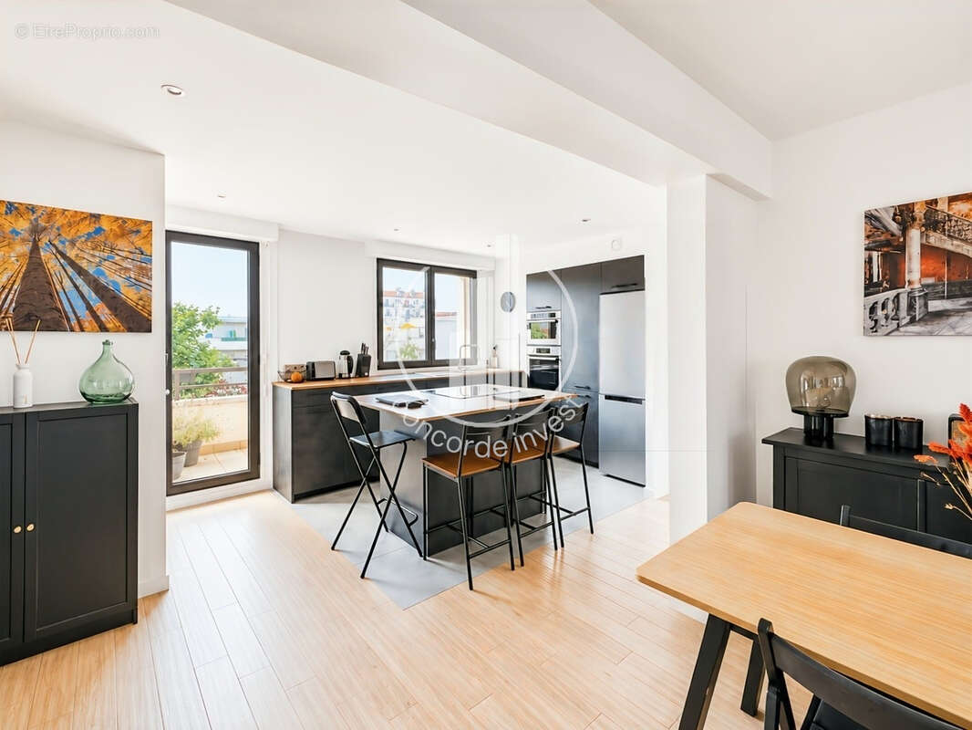 Appartement Asnieres Sur Seine 4 pièce(s) 91 m2 - photo 2