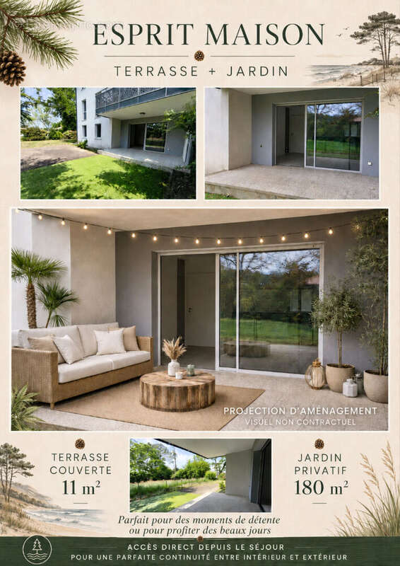 T3 rez-de-jardin, lumière & confort au coeur de seignosse bourg - photo 3
