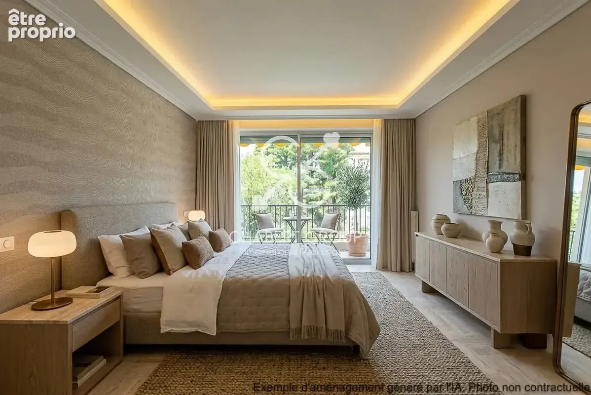 Cap-d'ail - appartement - 3 pièces - 92 m² - 2 terrasses - vue dégagée - résidence avec gardien & piscine - photo 14
