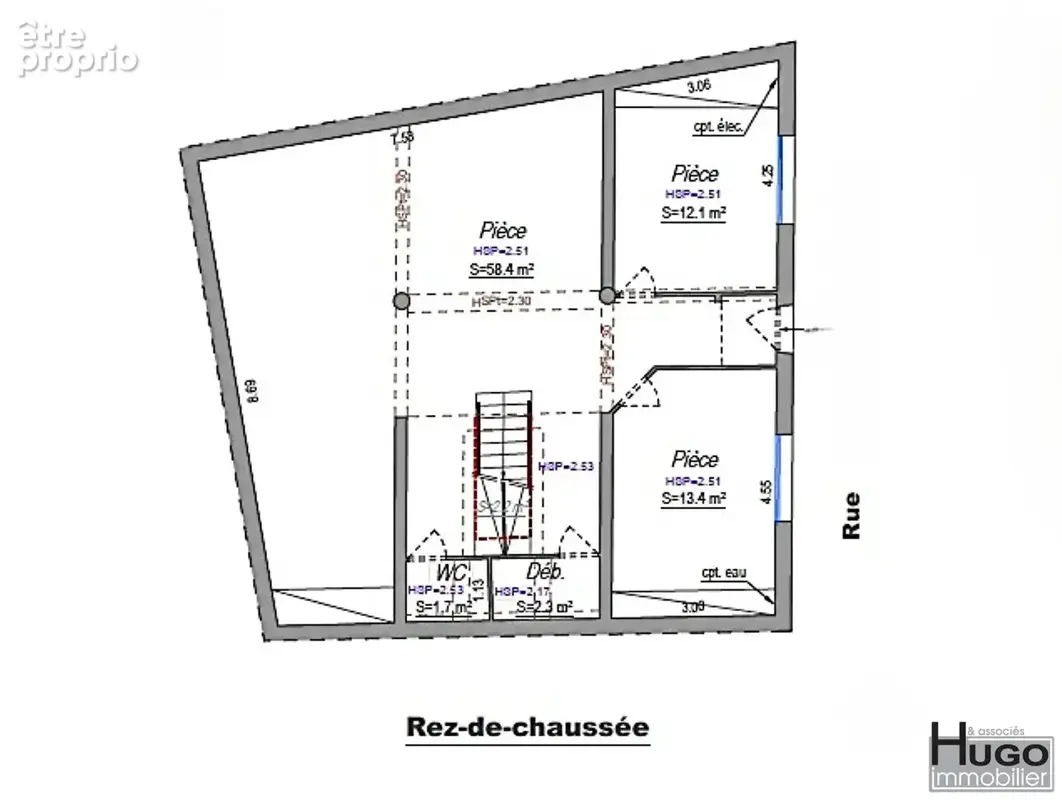 Bordeaux - secteur tondu- maison r+1 de 148m² max + terrasse de 26m²- a renover... - photo 4