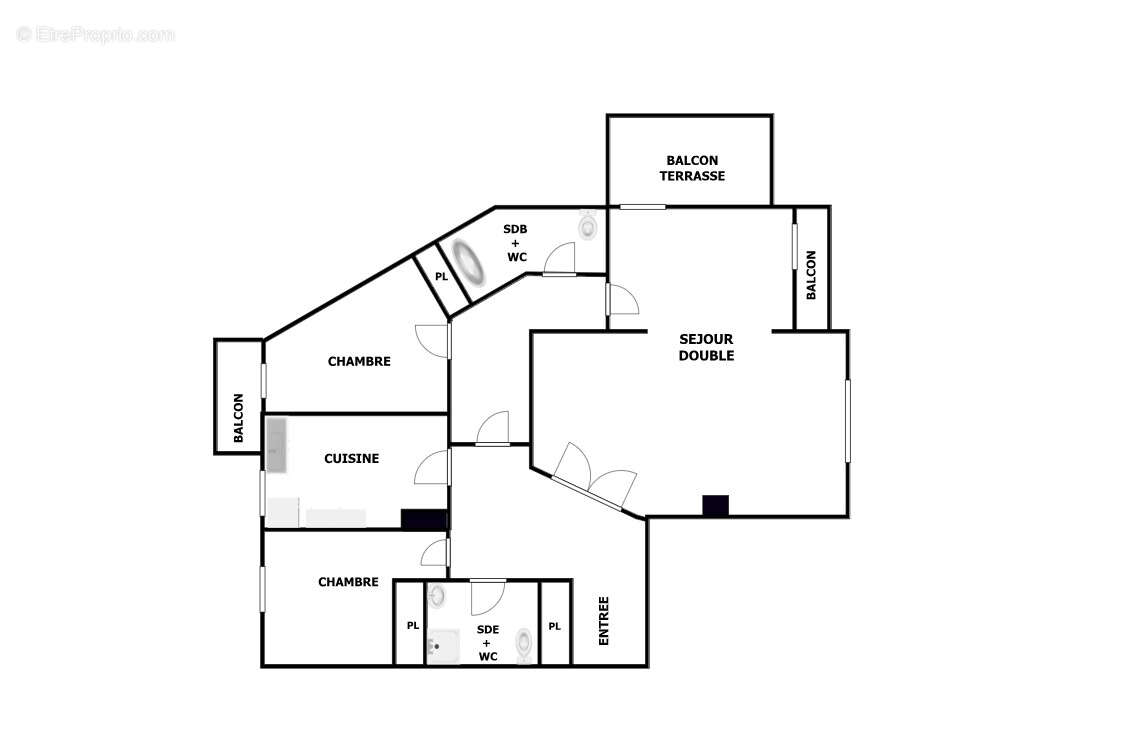 Suresnes centre ville - 4 pieces balcon parking 82m²  529 000 euros fai - photo 6