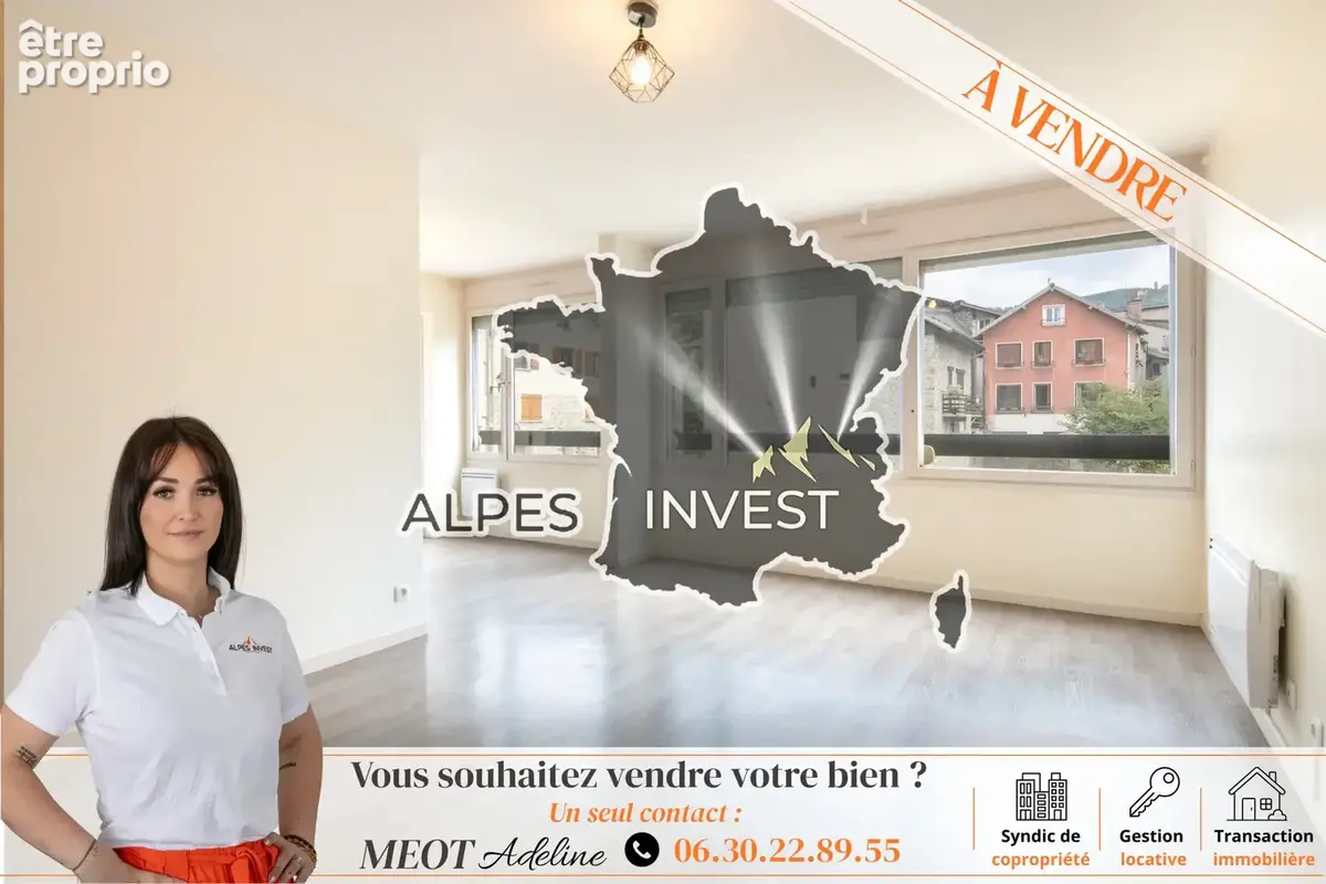 Spacieux t4 avec balcons et cave -  la rochette ! - photo 1