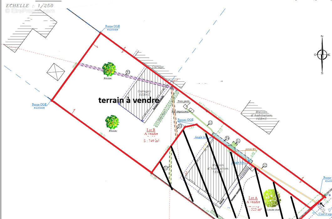 Terrain à SAINT-ANDRE-DE-CUBZAC