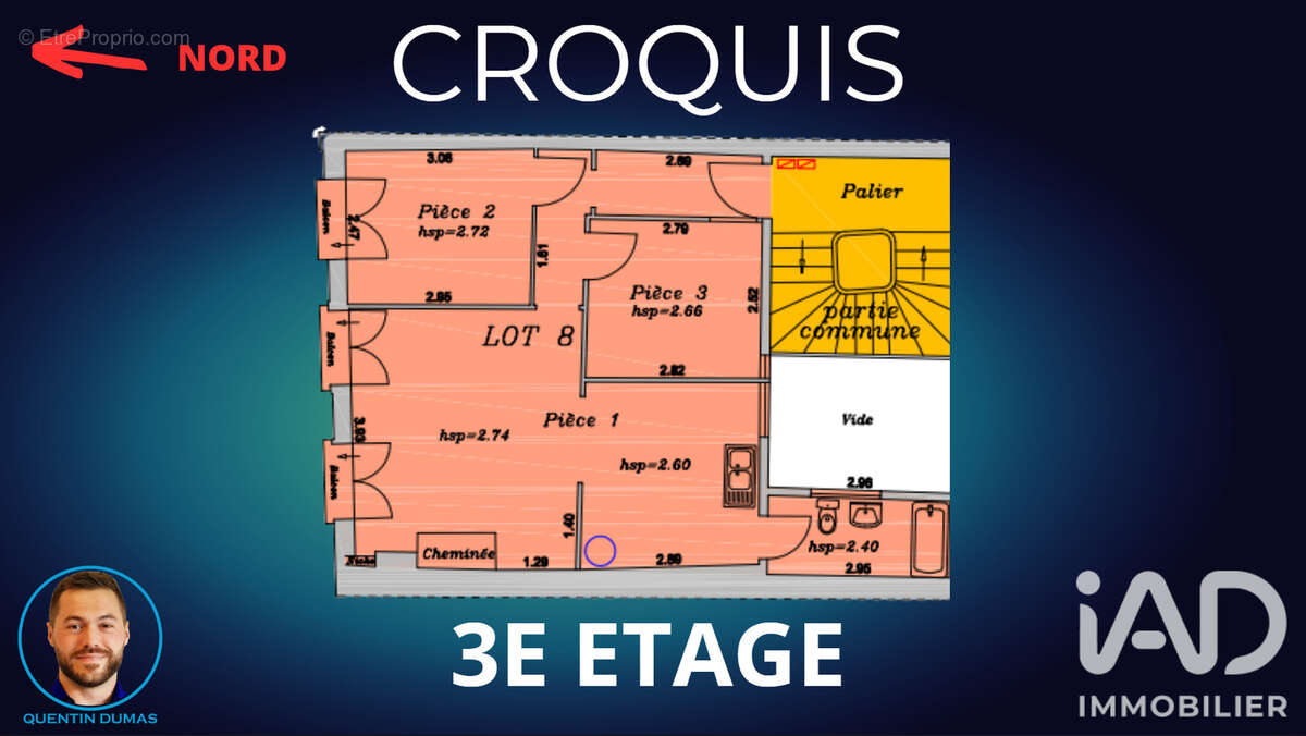 Appartement 47 m² à Bayonne  - photo 3