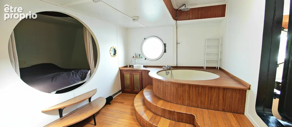 Magnifique Péniche FREYCINET 155 m2 4 chambres Pont de Bezons - photo 13