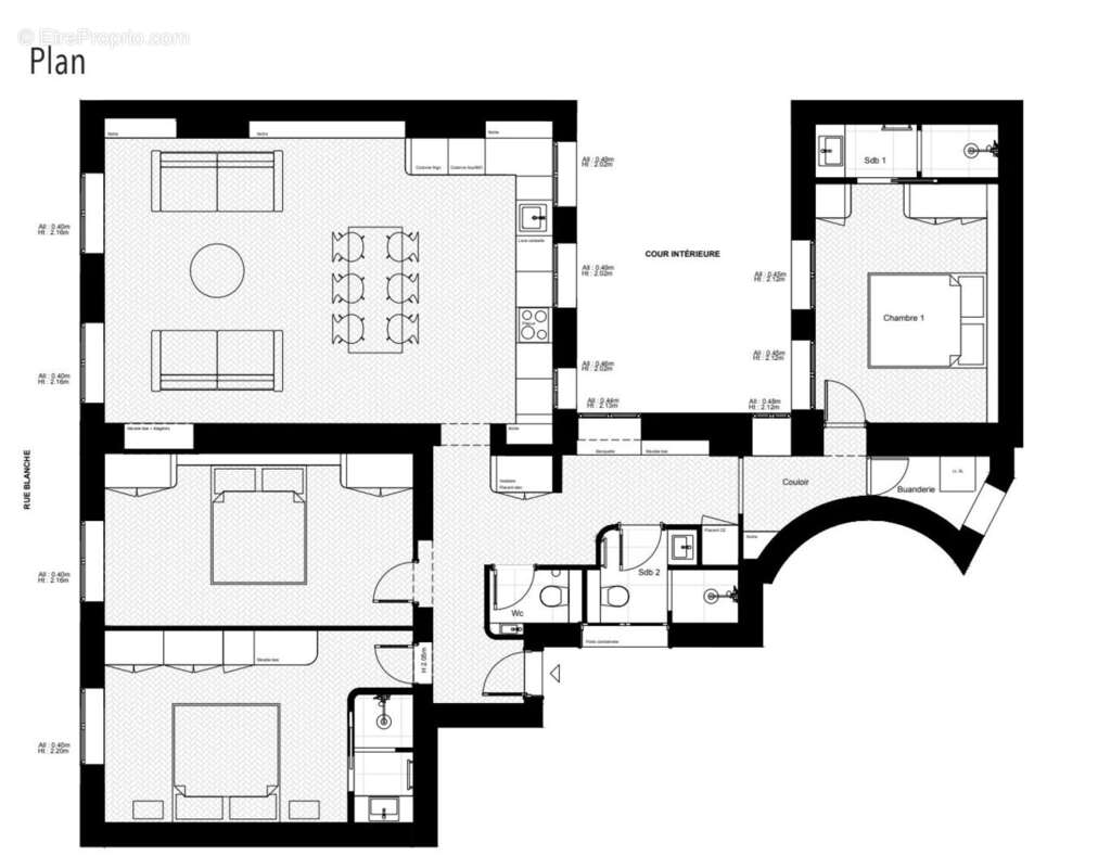 Appartement à PARIS-9E