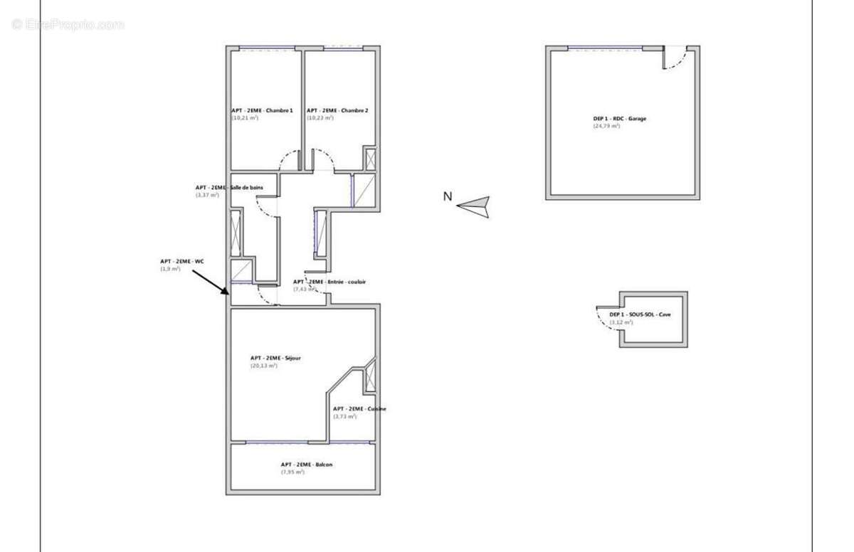 Appartement à SAINT-HILAIRE-DE-RIEZ