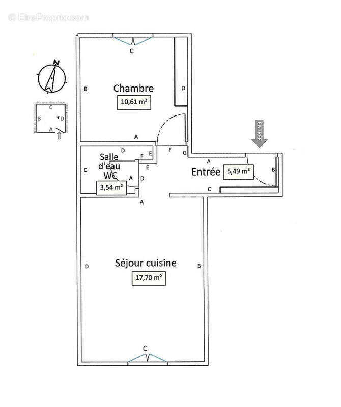 Appartement à LA CHAPELLE-SAINT-MESMIN
