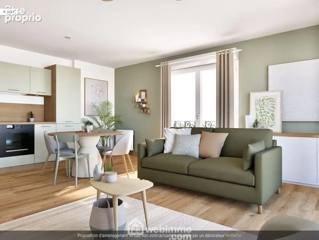... ouvert sur la cuisine, - Appartement à POITIERS