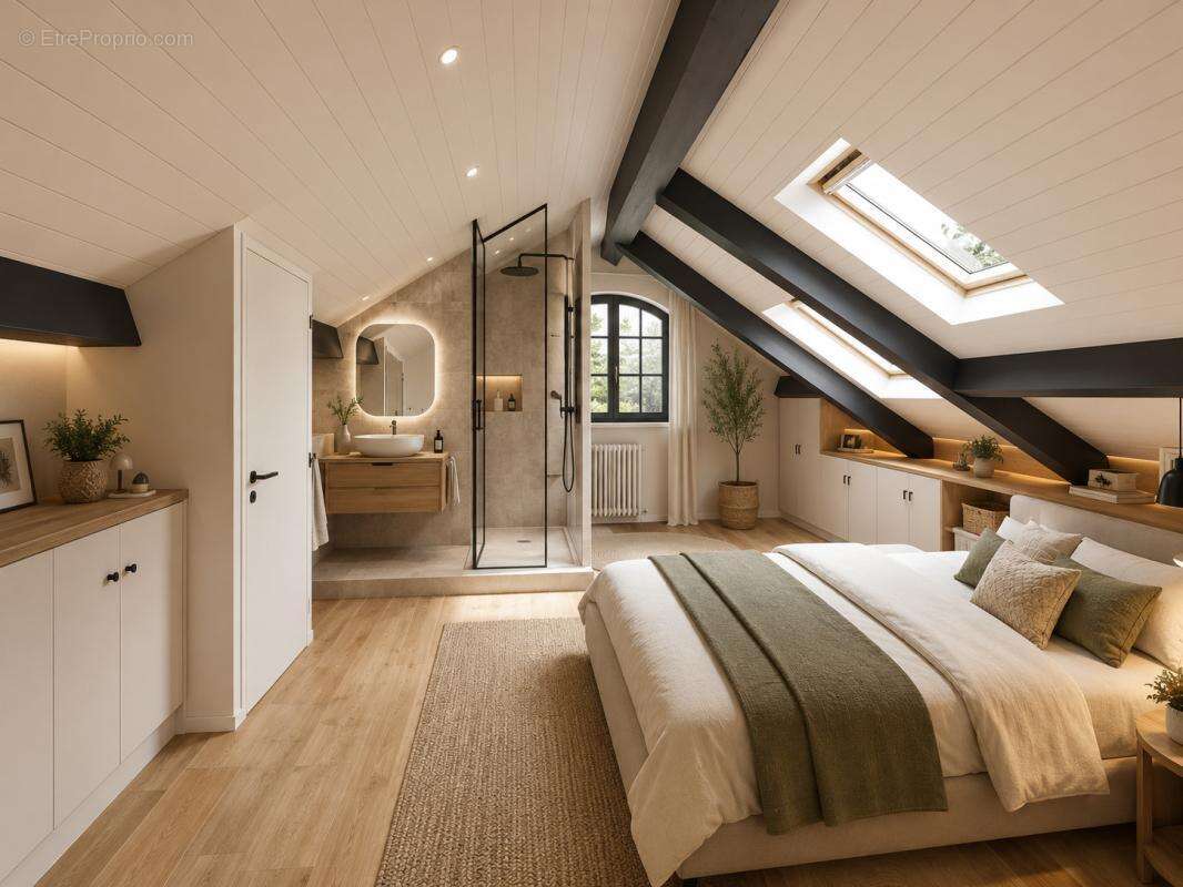 TAUSSAT LES BAINS - Maison 60m² à rénover avec jardin 145 000€ - photo 5