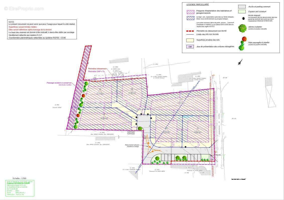 Terrain à SAVAS-MEPIN