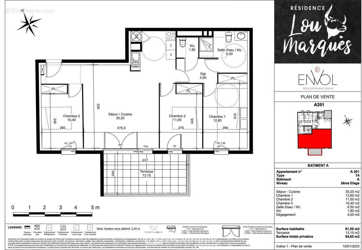 Appartement 81 m² à Vendargues  - photo 28
