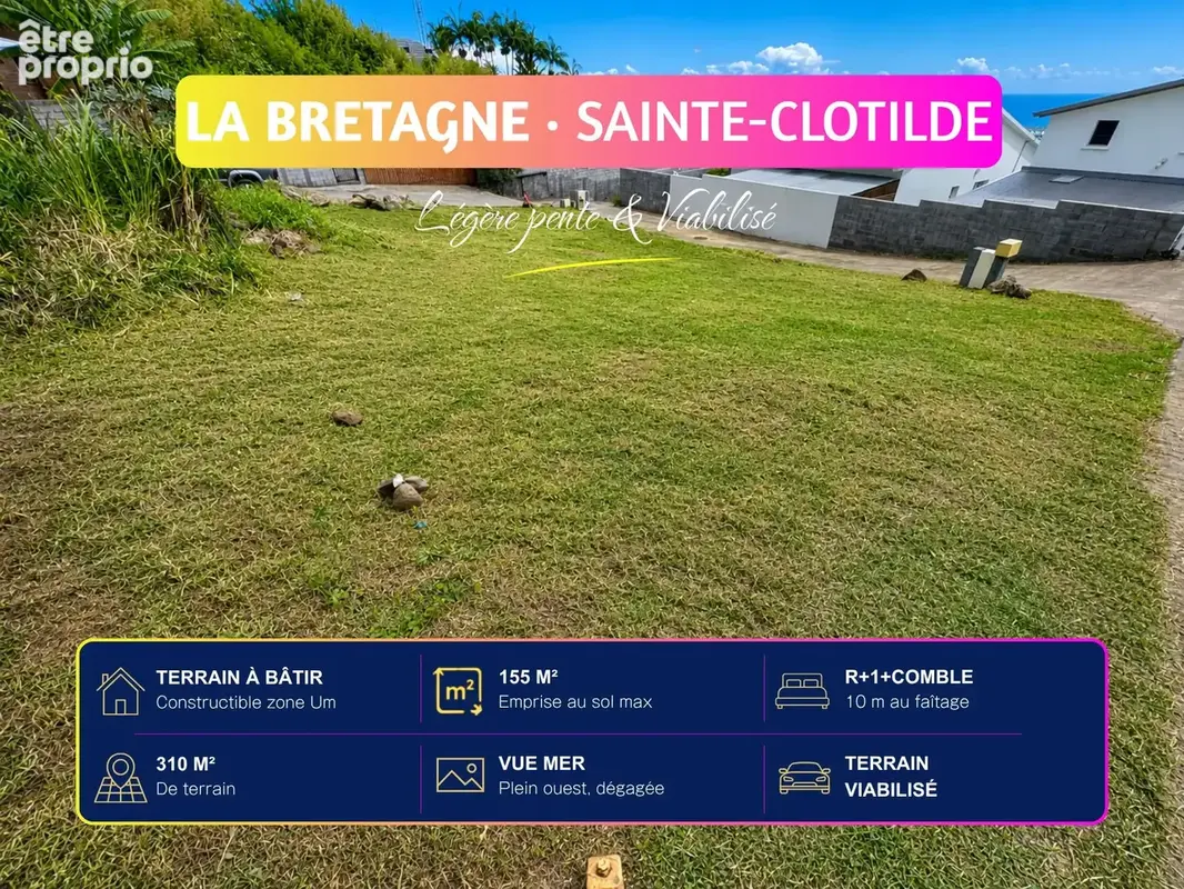 Terrain 310 m² à Saint-Denis  - photo 2