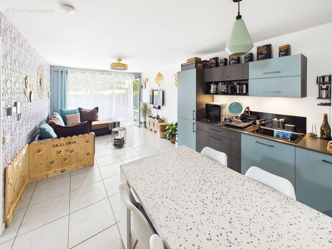 En exclusivite t2 rez-de-jardin thonon  st disdille - photo 2