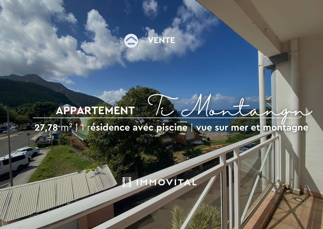 Studio de 27,78 m2 Marina de Rivière-Sens - Gourbeyre - photo 1