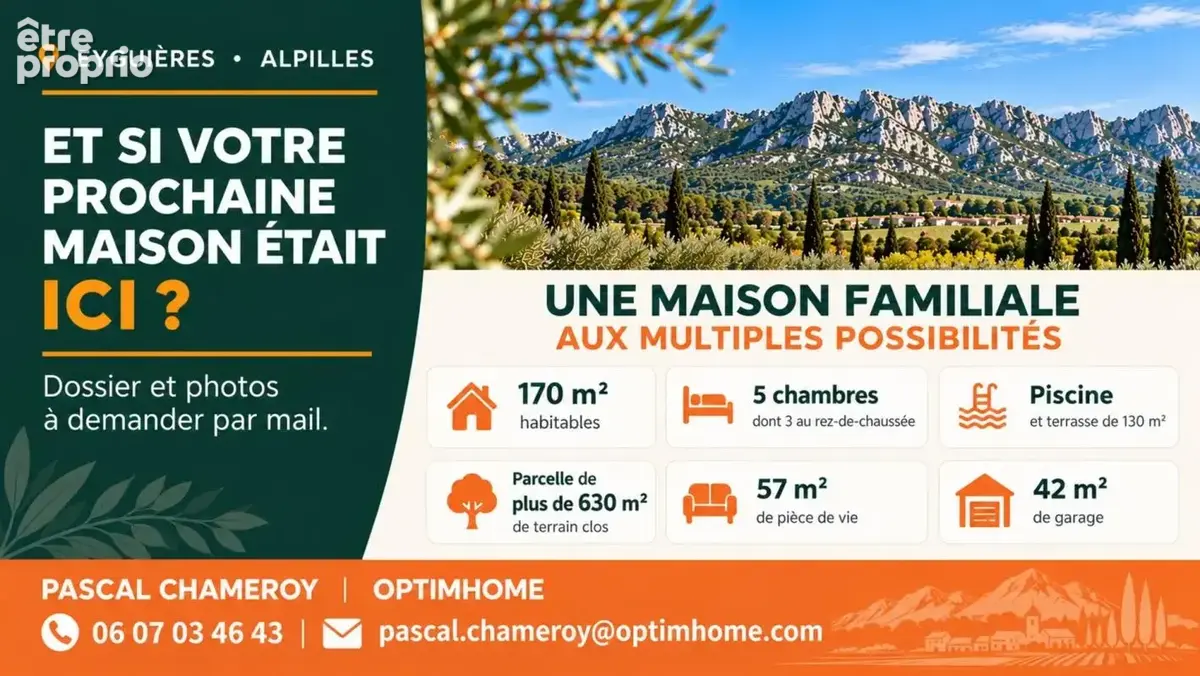  EYGUIÈRES (13  Belle maison familiale avec piscine - photo 1