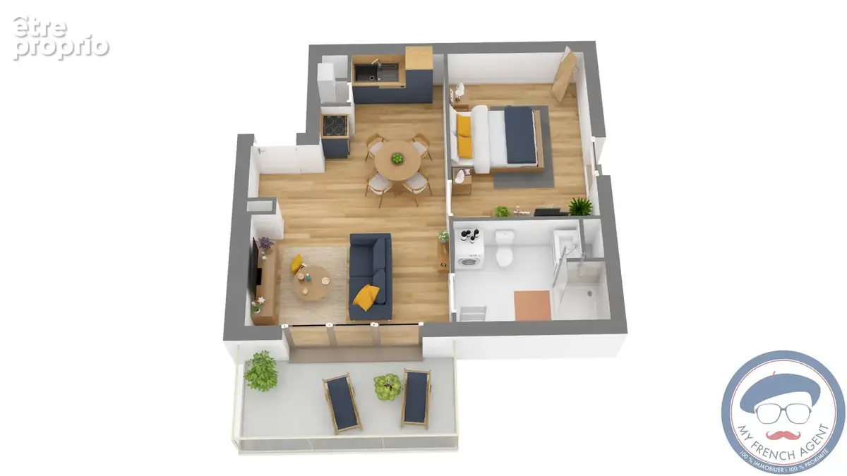 À Sorigny, Appartement 2 Pièces dans un environnement agréable - photo 2