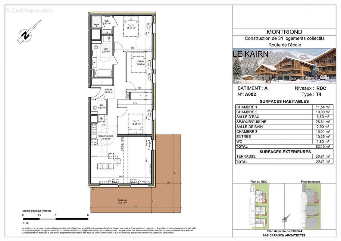 Appartement à MONTRIOND
