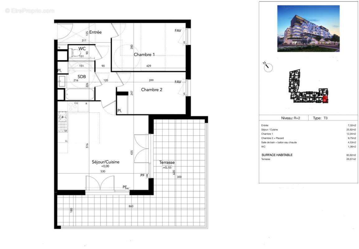 Appartement à BEZIERS