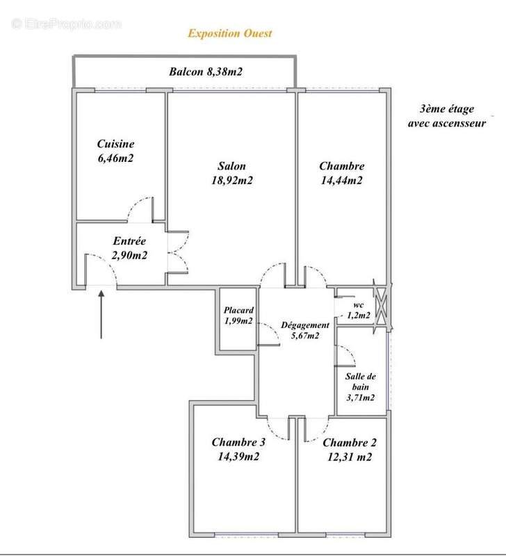 Photo 8 - Appartement à MONTREUIL