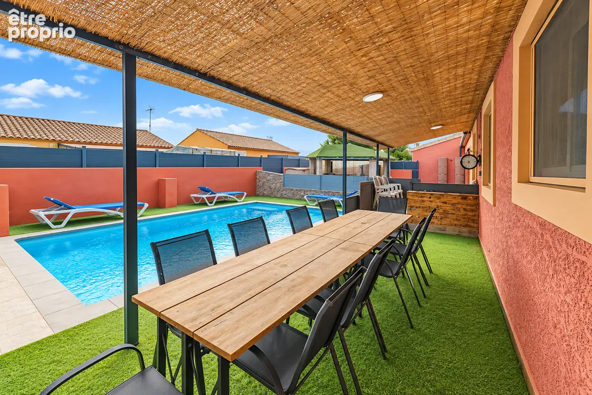 Villa plain-pied, 3 chambres, piscine, garage et dépendance attenante - photo 10