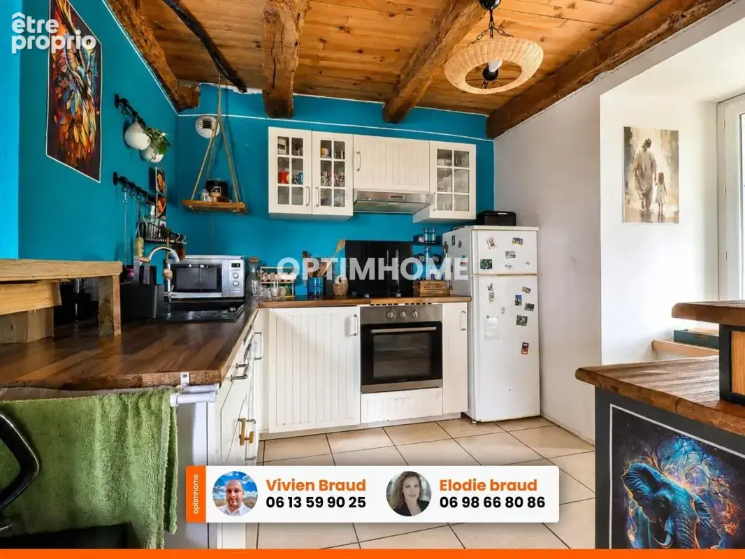 À VENDRE – Maison 4 pièces, 3 chambres avec grange, ancienne étable et terrain d’environ 1 hectare à Sauvat (Cantal) - photo 8