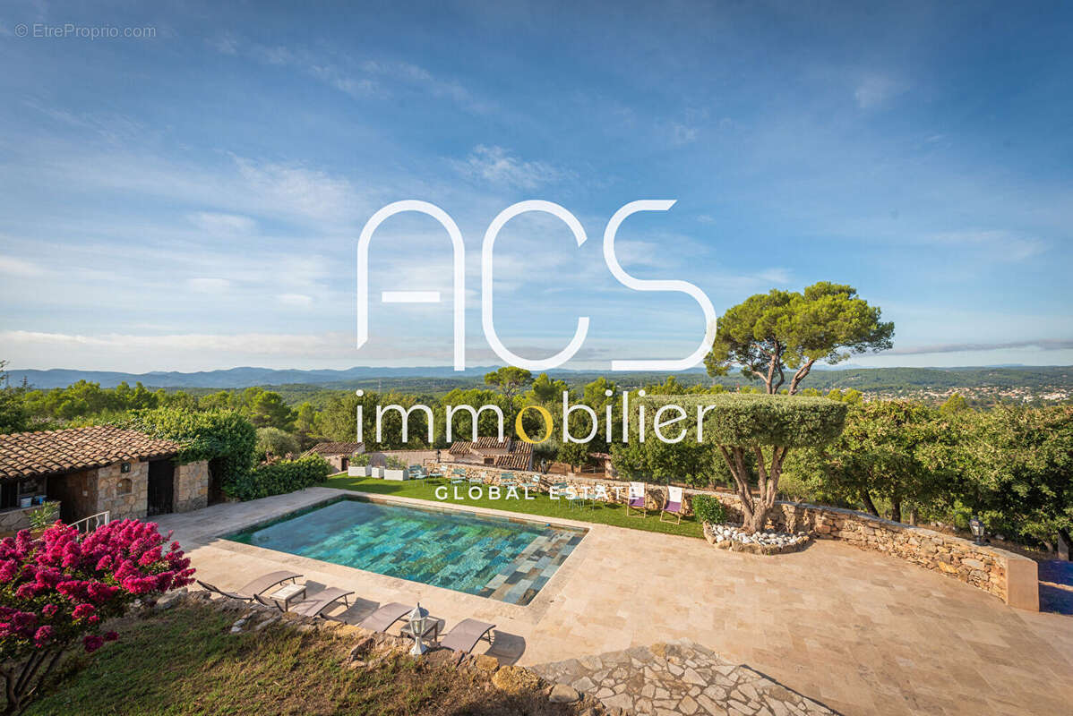 Achat Vente Villa Draguignan 7 pièces 263.20 m2 Extérieur Jardin Piscine Garage Dépendance - photo 9