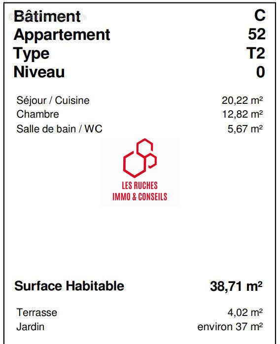 Appartement 38 m² à Cesson  - photo 5