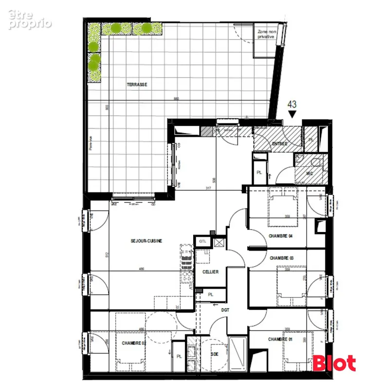 Appartement 5 pièces 107 m² à vendre à Rennes (35200) - photo 2
