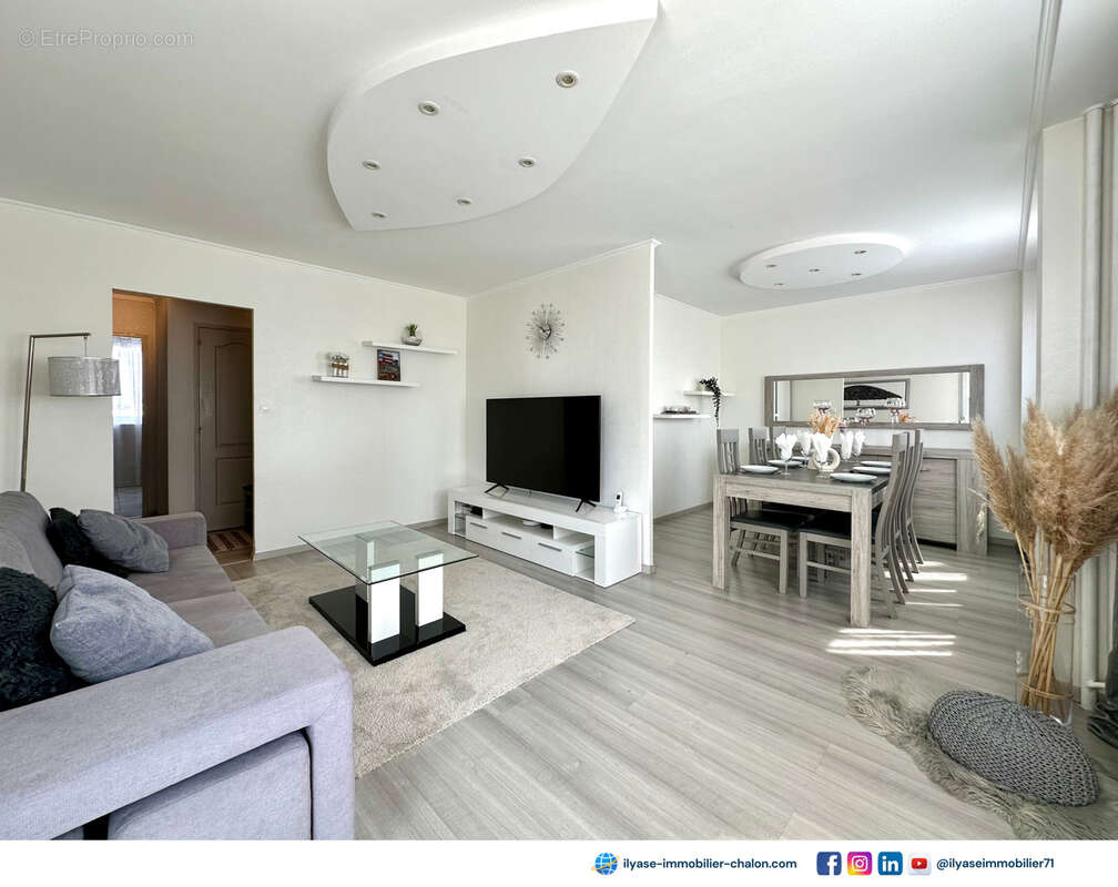 Appartement T3  72 m2  Balcon & Place de parking - photo 13