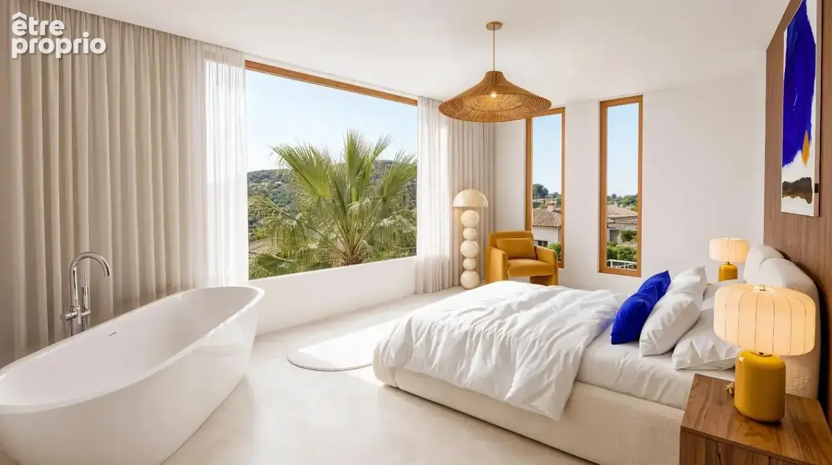 Référence : 7410-les - villa horizon - propriété de prestige vue dégagée proche plages à cavalaire sur mer - photo 20