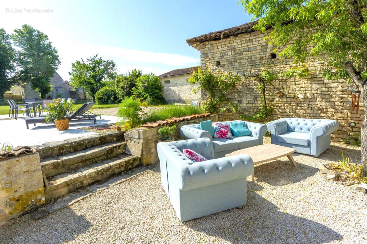 JARDIN - Maison à SALLES-DE-VILLEFAGNAN