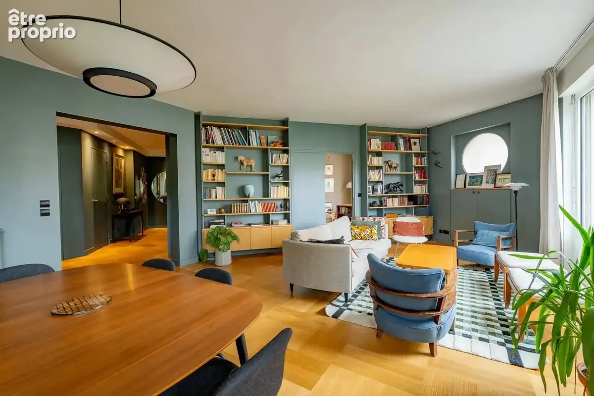 Cœur de Passy, bel appartement rénové, au calme, très lumineux,  jolie vue dégagée, ambiance village - photo 4