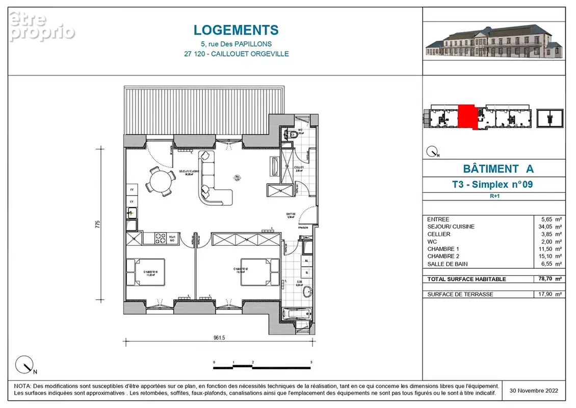 Appartement T3 lumineux avec terrasse et vue dégagée - photo 12