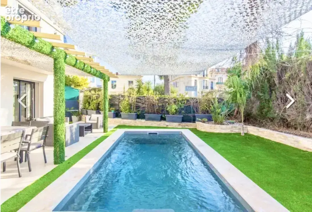Cannes centre bas petit juas villa refaite t6 vue mer 200m2 roof top piscine possible 10% de rentabilité - photo 2