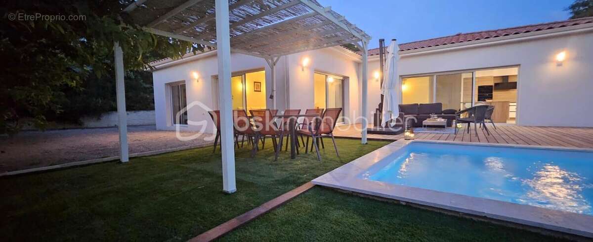 Villa 154 m2 de plain pied avec piscine - photo 11