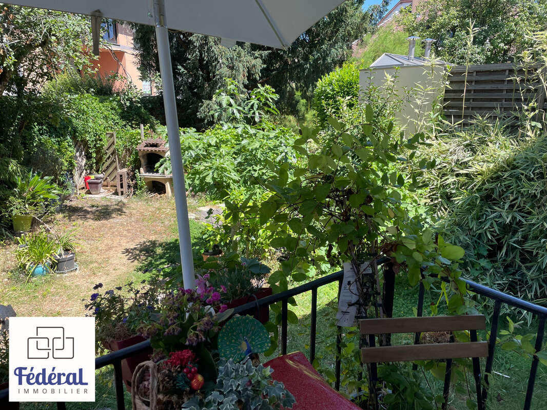 SCHILTIGHEIM F3 de 74m2 rdc, avec balcon et grand jardin dans maison traditionnelle. - photo 2
