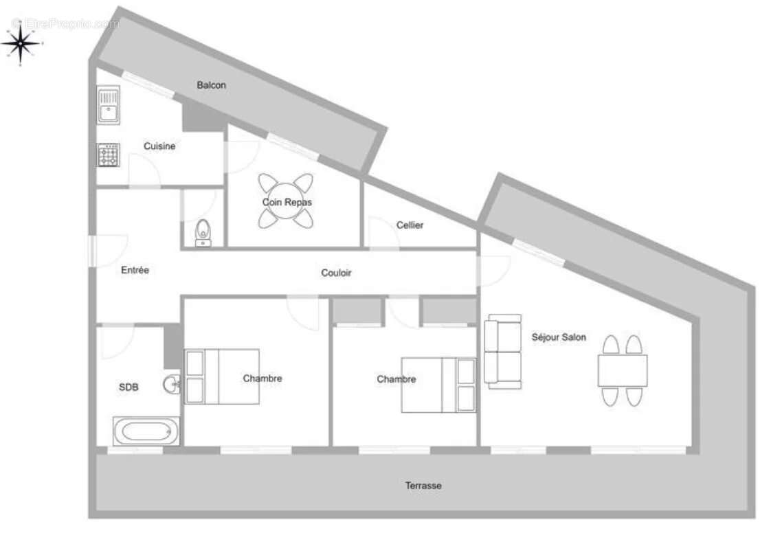 Appartement à LE CANNET