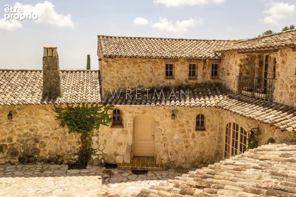Maison en pierre authentique de Robert Dallas avec vue sur la mer et un court de tennis – Tourrettes-sur-Loup - photo 28