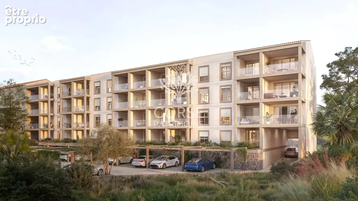 Appartement t3, vue mer absolue en premiere ligne  residence nouvelle generation , 20110 propriano - photo 3