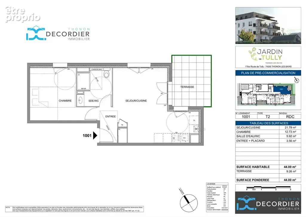 Appartement T2 en rez-de-chaussée neuf à Thonon - photo 2
