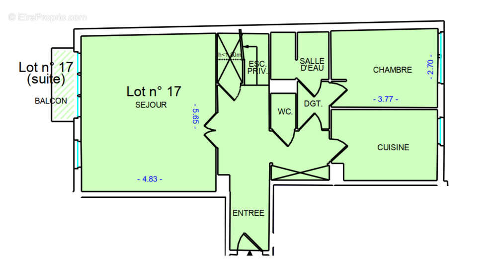 Appartement à ROUEN