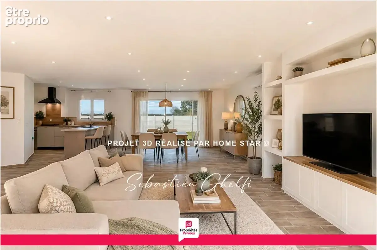 maison de plain-pied avec 3 chambres - photo 2