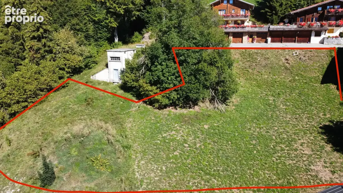 Terrain constructible La Giettaz 1139m2 - photo 2