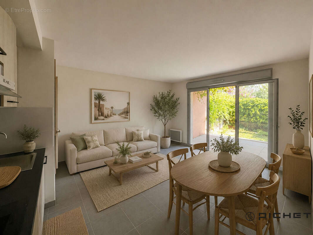 Deux pièces avec terrasse, jardin et stationnement - Cogolin - photo 2