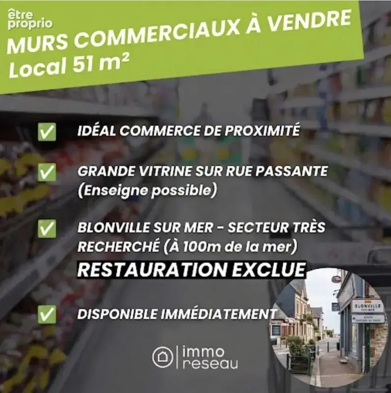 Commerce à BLONVILLE-SUR-MER