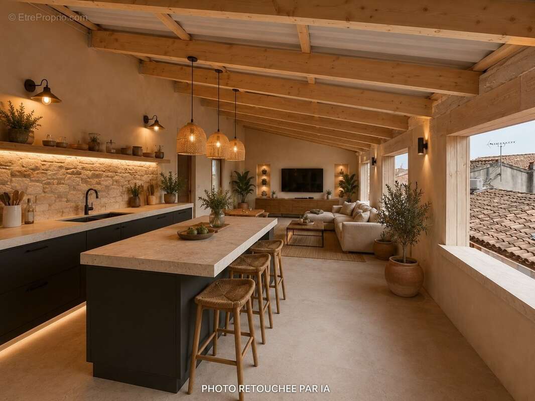 Maison de village moderne à personnaliser avec superbe terrasse rooftope 3 pièces, double garage, ROUSSET (13), sainte-victoire - photo 2