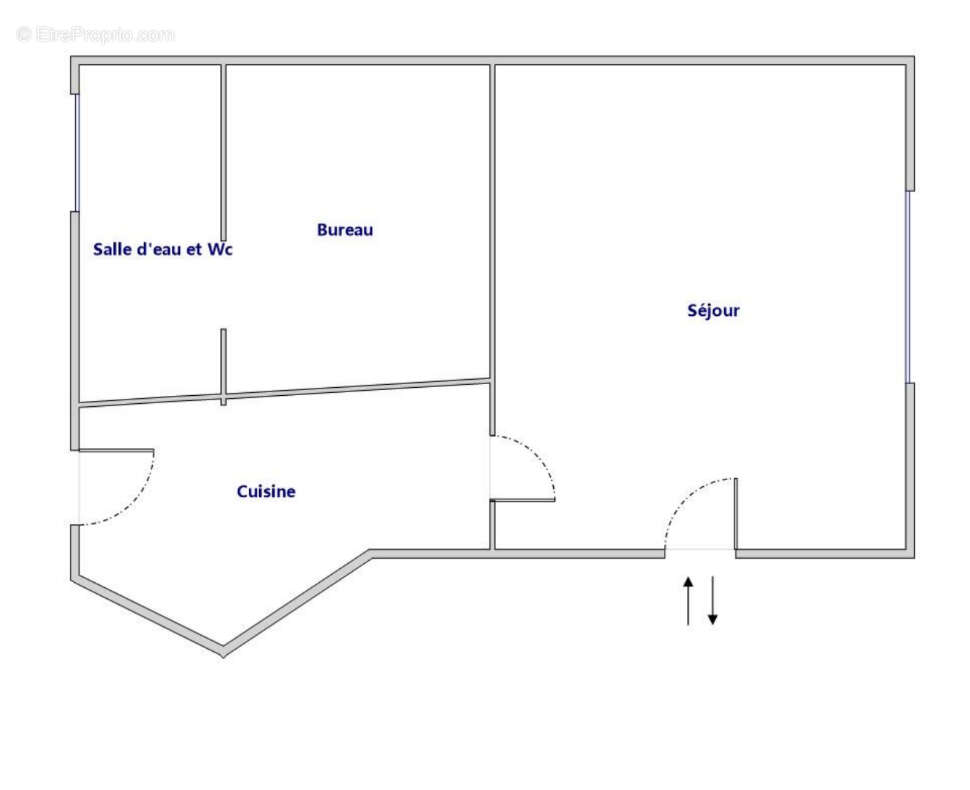 Appartement à PARIS-20E